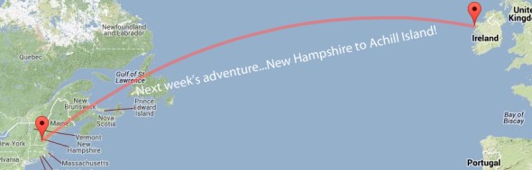 My road...err, flight path...to Achill