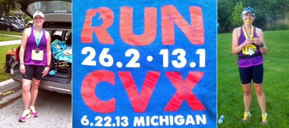 Celebratory smiles and swag in Charlevoix, Michigan (L) and Springville, Utah (R)